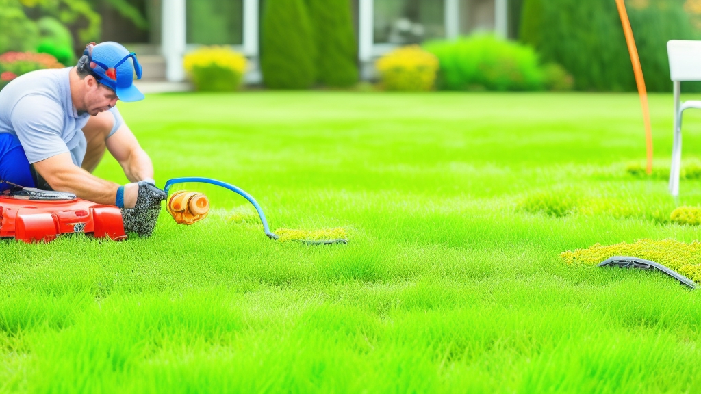 Szakszerű határoló drót telepítés robot fűnyíróhoz kerti környezetben